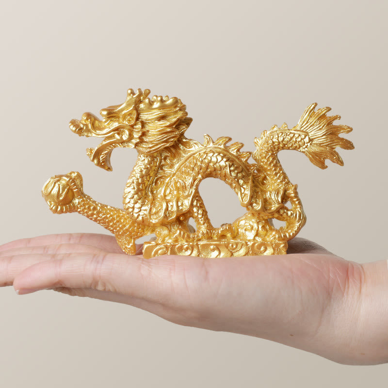Feng Shui Chinesische Drachenstatue Dekoration für Wohlstand