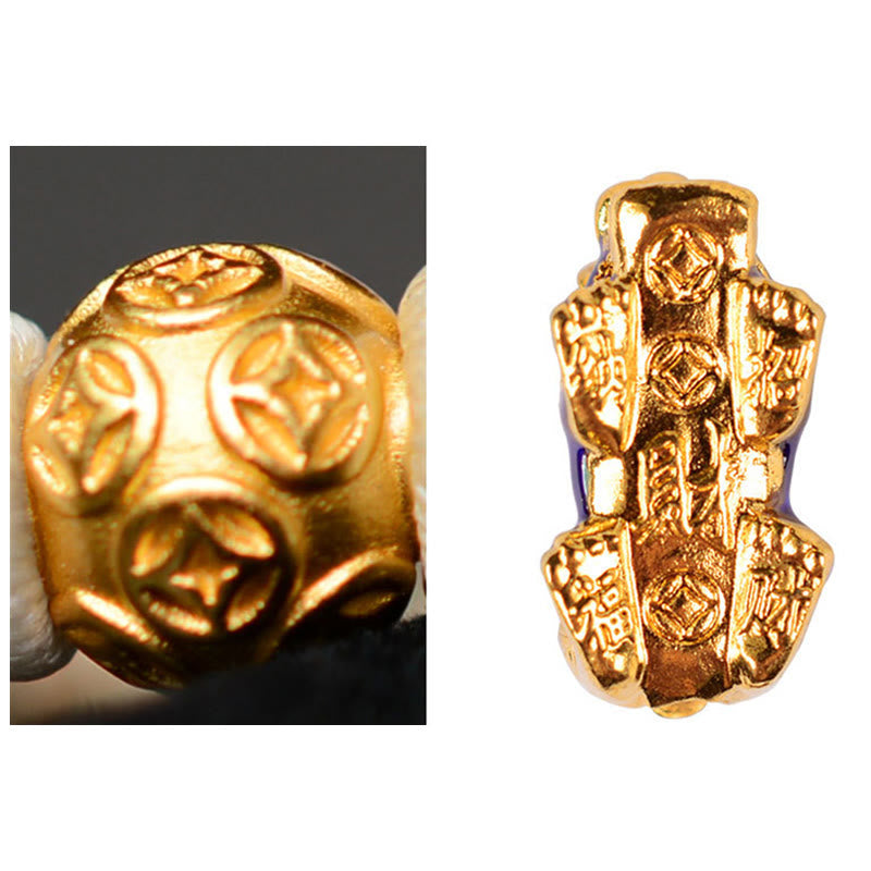 Feng Shui Pixiu Farbwechsel Kupfermünze Armband
