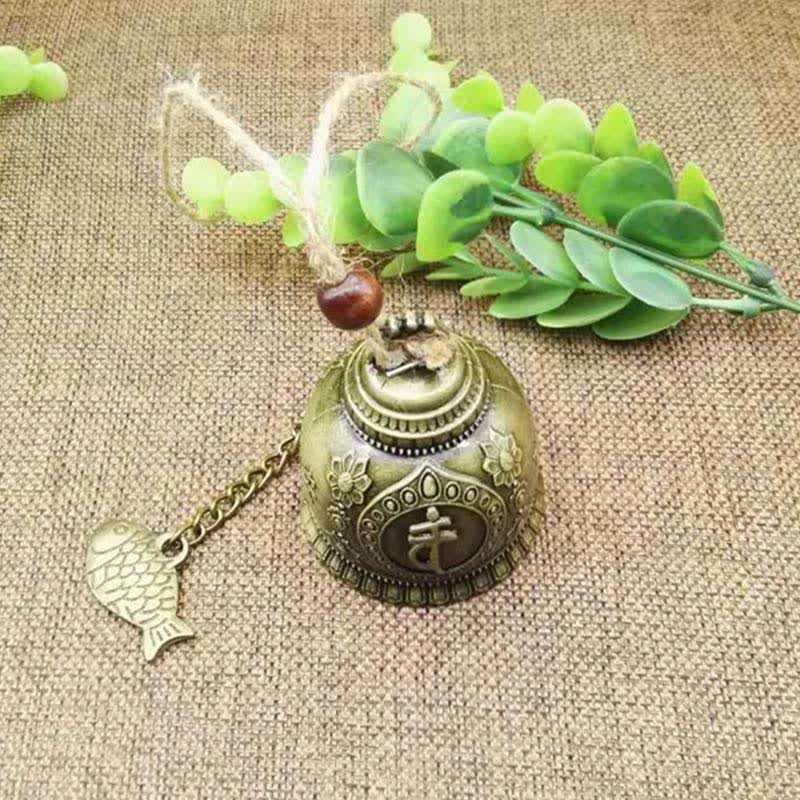 Feng Shui-Glocke zum Aufhängen aus Zinklegierung für Zen-Dekor