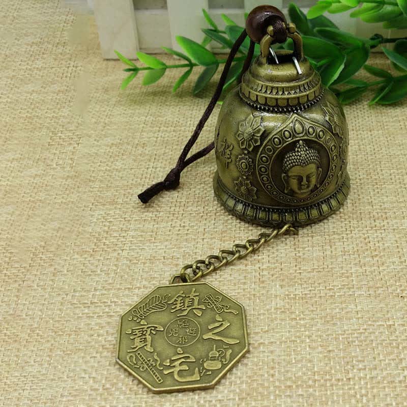 Feng Shui-Glocke zum Aufhängen aus Zinklegierung für Zen-Dekor
