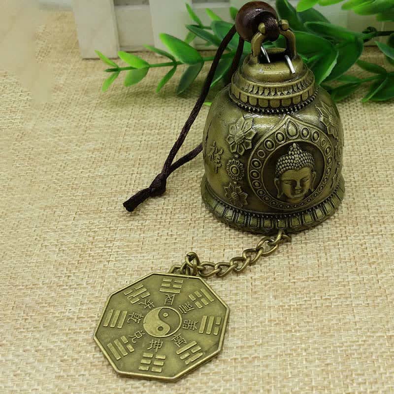 Feng Shui-Glocke zum Aufhängen aus Zinklegierung für Zen-Dekor