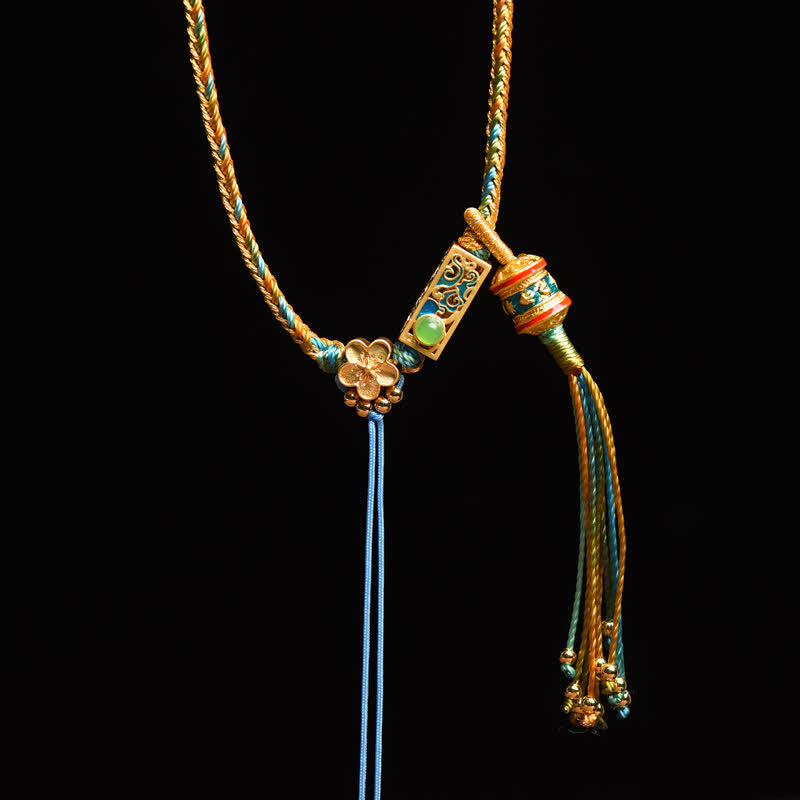 Bunte spirituelle Kupferkette für Reichtum