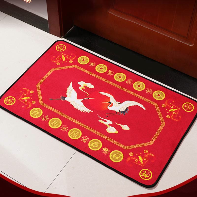 Fußmatte „Fünf Elemente Feng Shui“ für Zen-Dekor, 50 x 80 cm