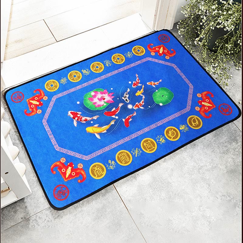 Fußmatte „Fünf Elemente Feng Shui“ für Zen-Dekor, 50 x 80 cm