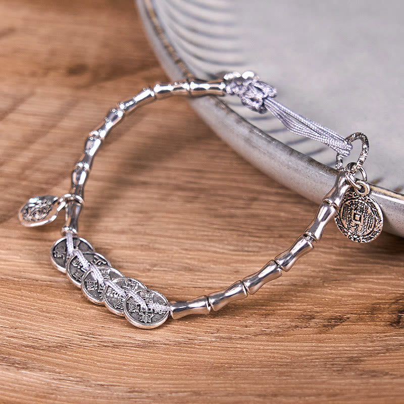 Fünf Kaisermünzen Berggeister Schutzarmband