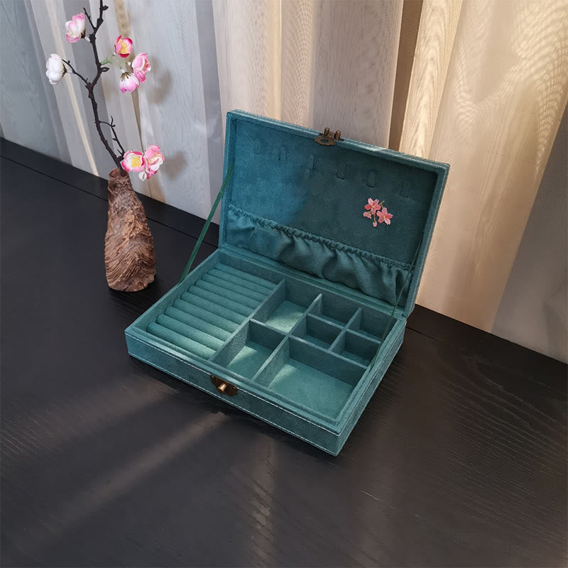 Schmuckaufbewahrungsbox aus Flanell, 28 cm, für spirituellen Schmuck