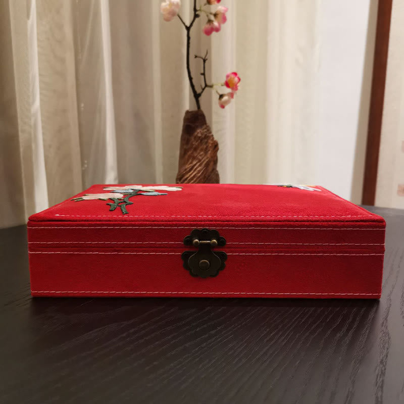 Schmuckaufbewahrungsbox aus Flanell, 28 cm, für spirituellen Schmuck