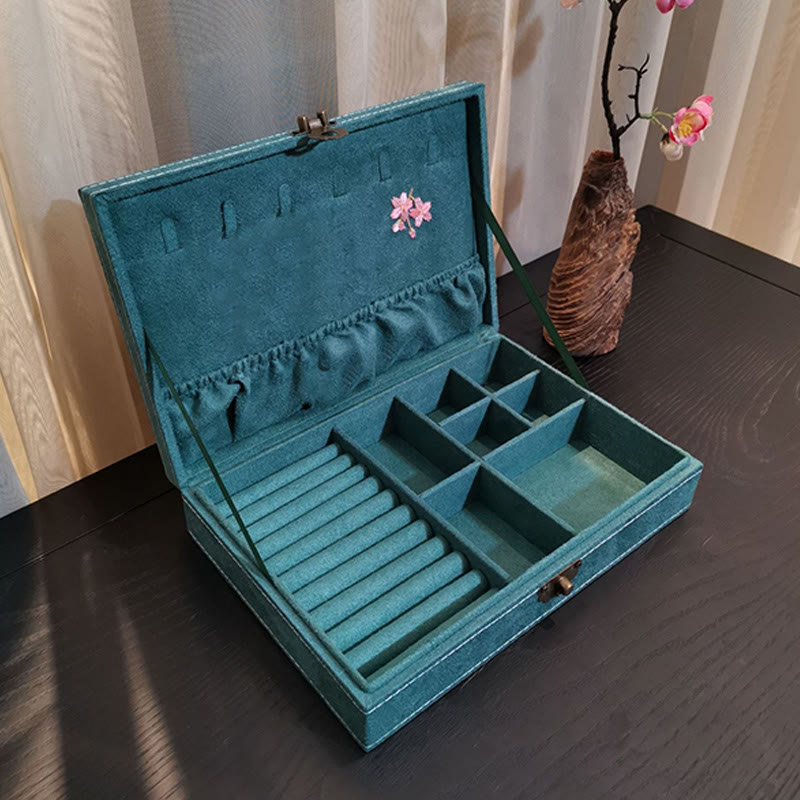 Schmuckaufbewahrungsbox aus Flanell, 28 cm, für spirituellen Schmuck