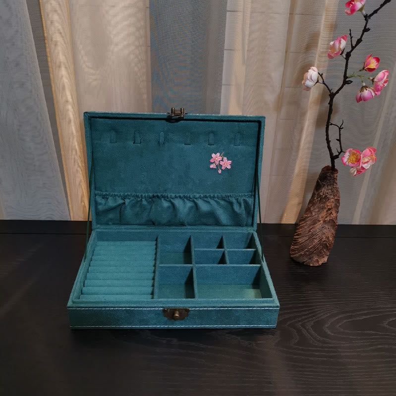 Schmuckaufbewahrungsbox aus Flanell, 28 cm, für spirituellen Schmuck