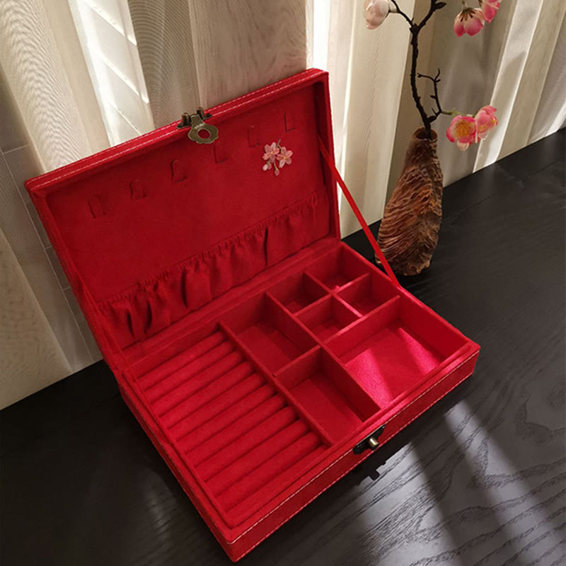 Schmuckaufbewahrungsbox aus Flanell, 28 cm, für spirituellen Schmuck