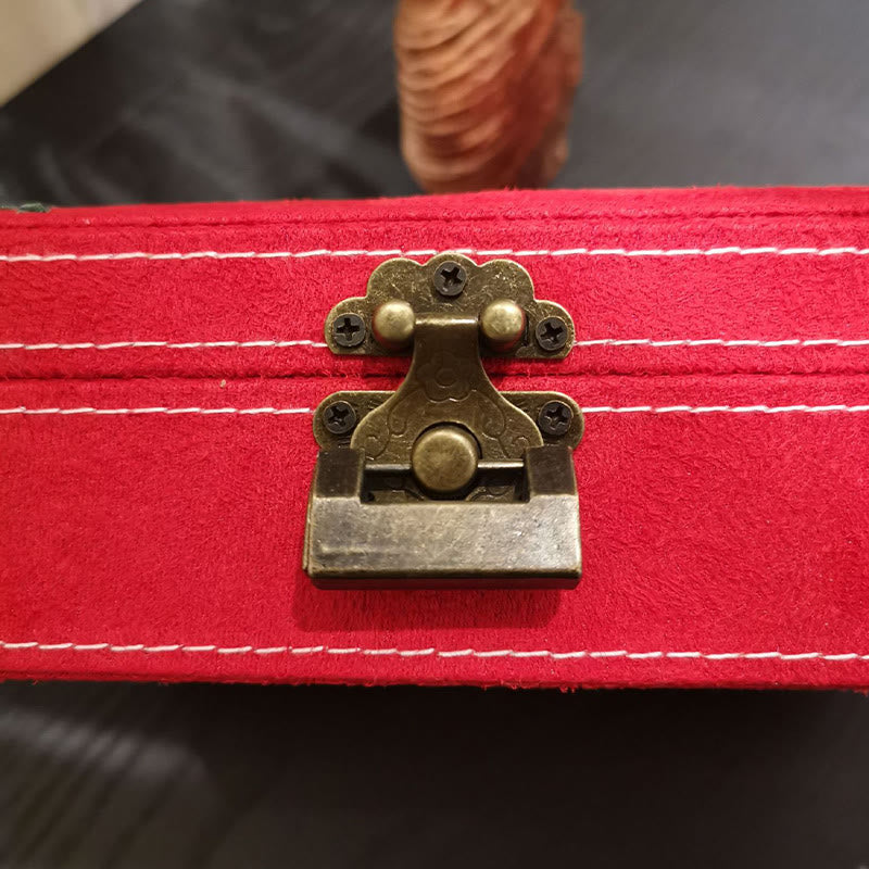 Schmuckaufbewahrungsbox aus Flanell, 28 cm, für spirituellen Schmuck