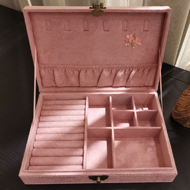 Schmuckaufbewahrungsbox aus Flanell, 28 cm, für spirituellen Schmuck