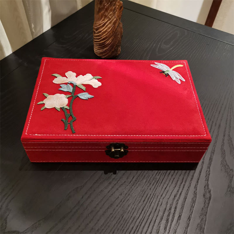 Schmuckaufbewahrungsbox aus Flanell, 28 cm, für spirituellen Schmuck