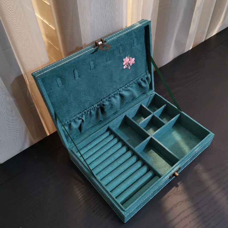 Schmuckaufbewahrungsbox aus Flanell, 28 cm, für spirituellen Schmuck