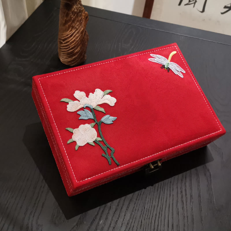 Schmuckaufbewahrungsbox aus Flanell, 28 cm, für spirituellen Schmuck
