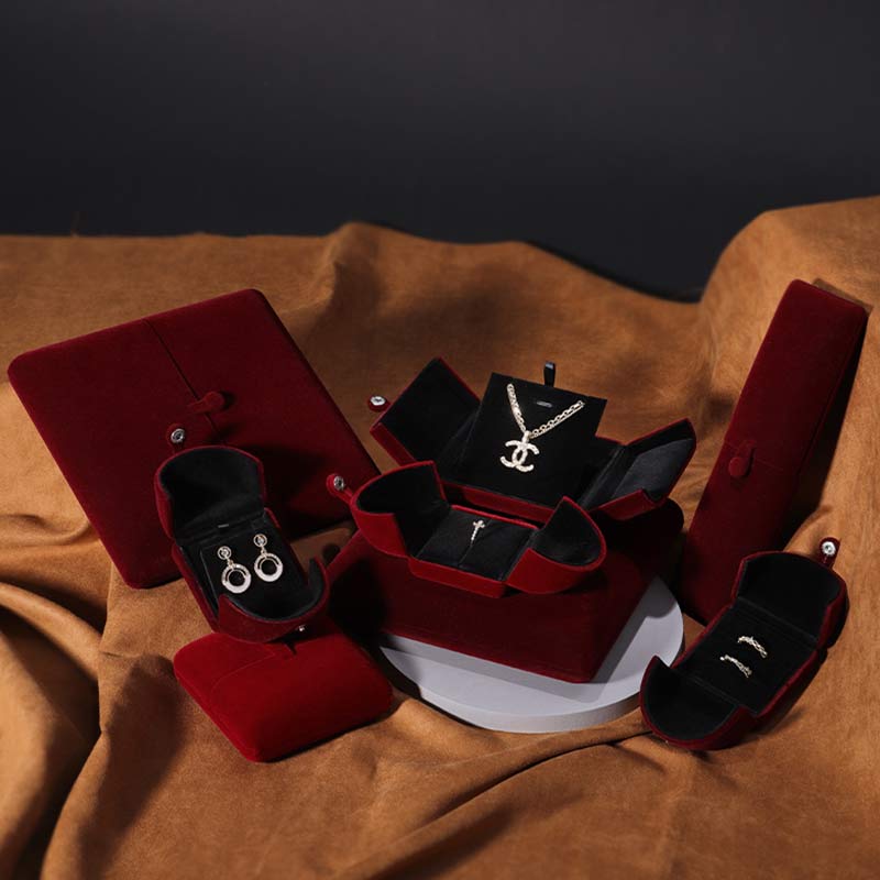 Flanell-Schmuckaufbewahrungsbox | Zen Decor Geschenk-Organizer