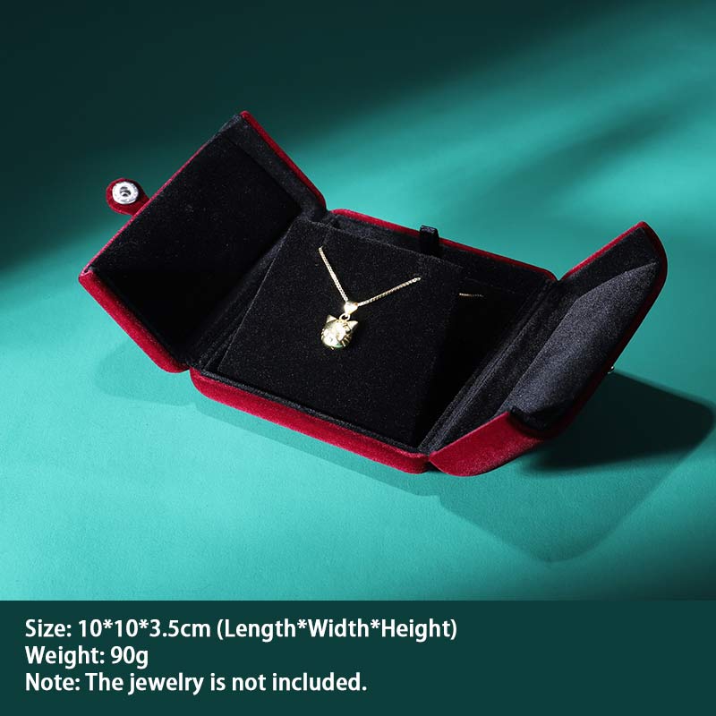 Flanell-Schmuckaufbewahrungsbox | Zen Decor Geschenk-Organizer