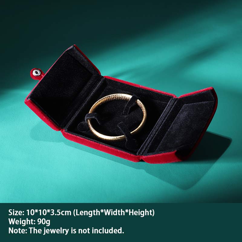 Flanell-Schmuckaufbewahrungsbox | Zen Decor Geschenk-Organizer