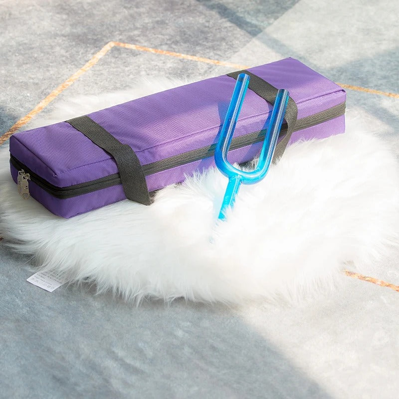 G4-Noten-Kristall-Stimmgabel – Halschakra