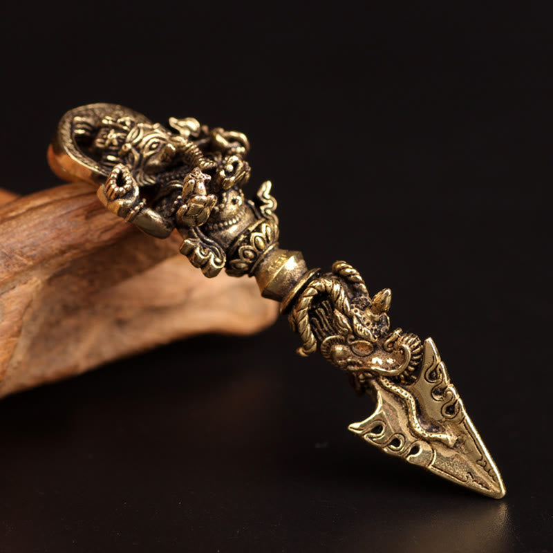 Ganesh Dorje Vajra Spirituelle Kraft Halskette Anhänger