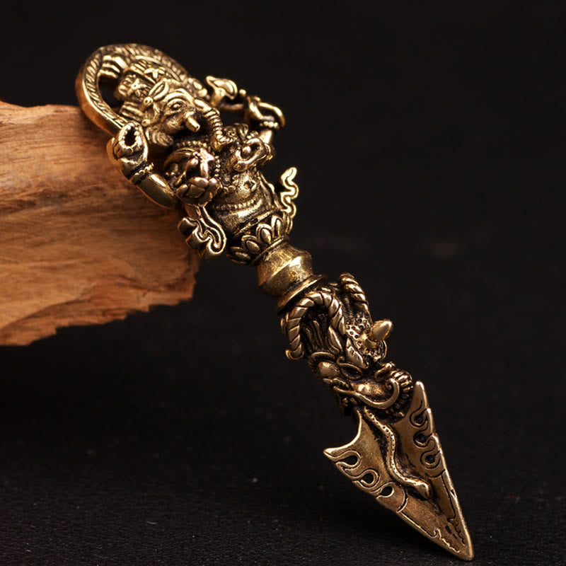 Ganesh Dorje Vajra Spirituelle Kraft Halskette Anhänger