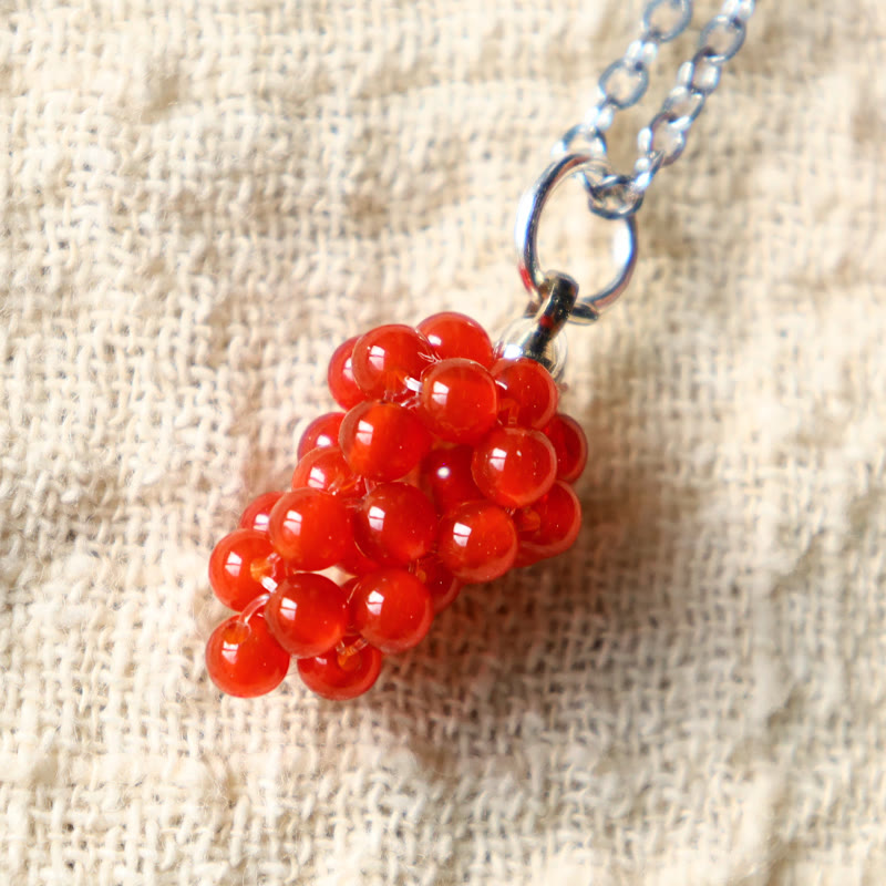 Granatkette zum Schutz | Natursteine ​​45cm