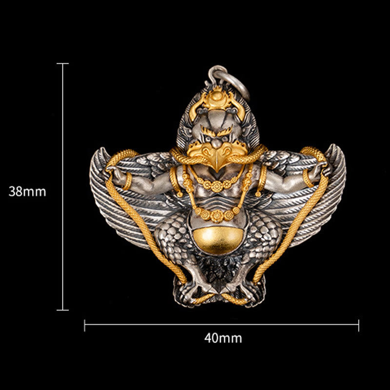 Garuda Weisheitskette aus 925er Sterlingsilber zum Schutz