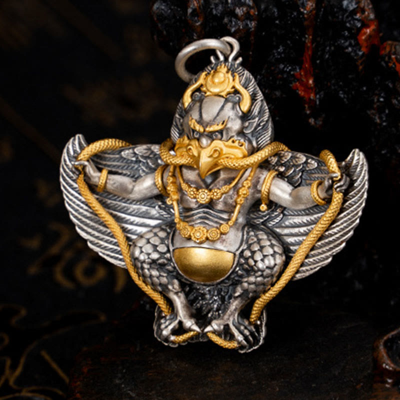 Garuda Weisheitskette aus 925er Sterlingsilber zum Schutz