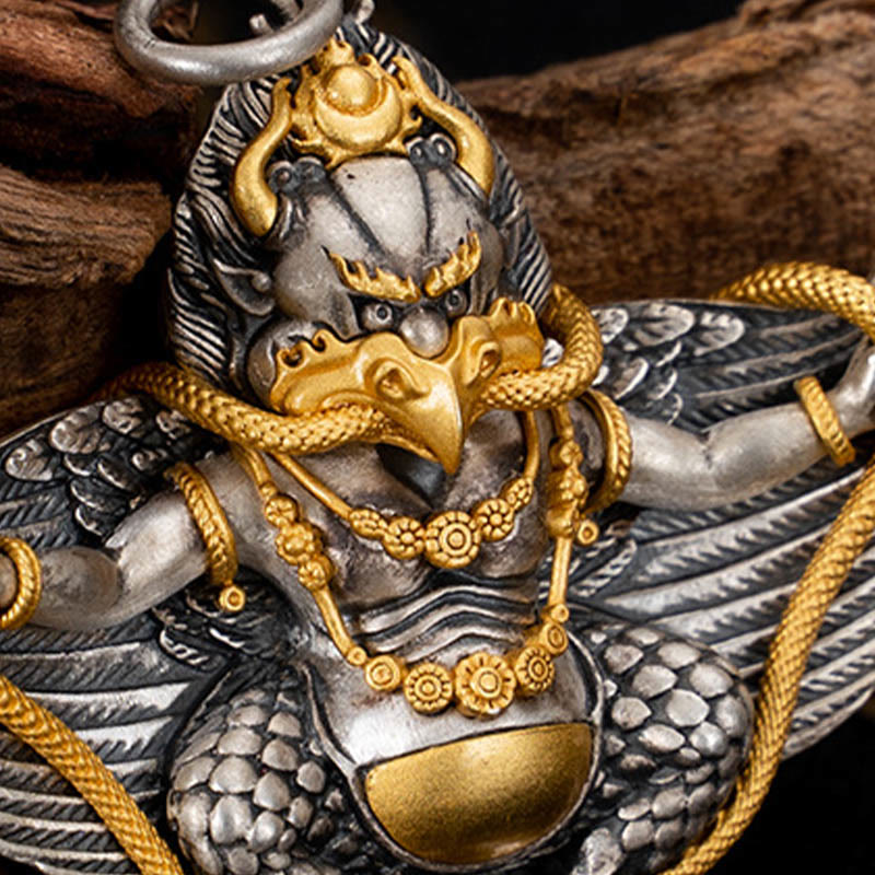 Garuda Weisheitskette aus 925er Sterlingsilber zum Schutz