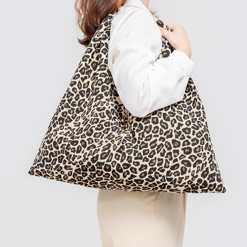 Geometry Tiger Flowers Leopard Print Unterarm Dreieck Schultertasche