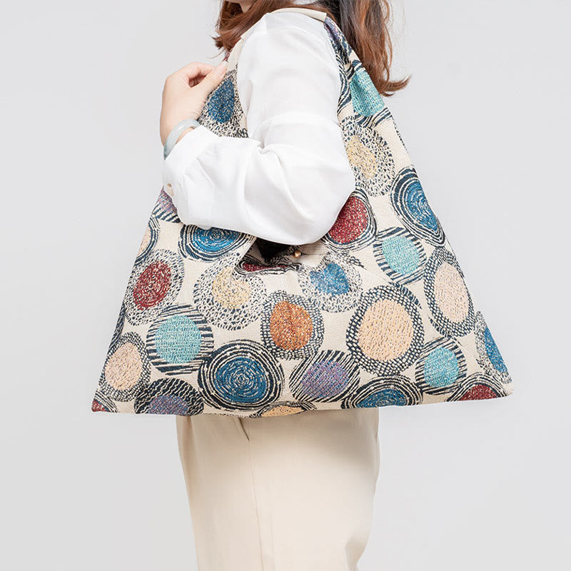 Geometry Tiger Flowers Leopard Print Unterarm Dreieck Schultertasche