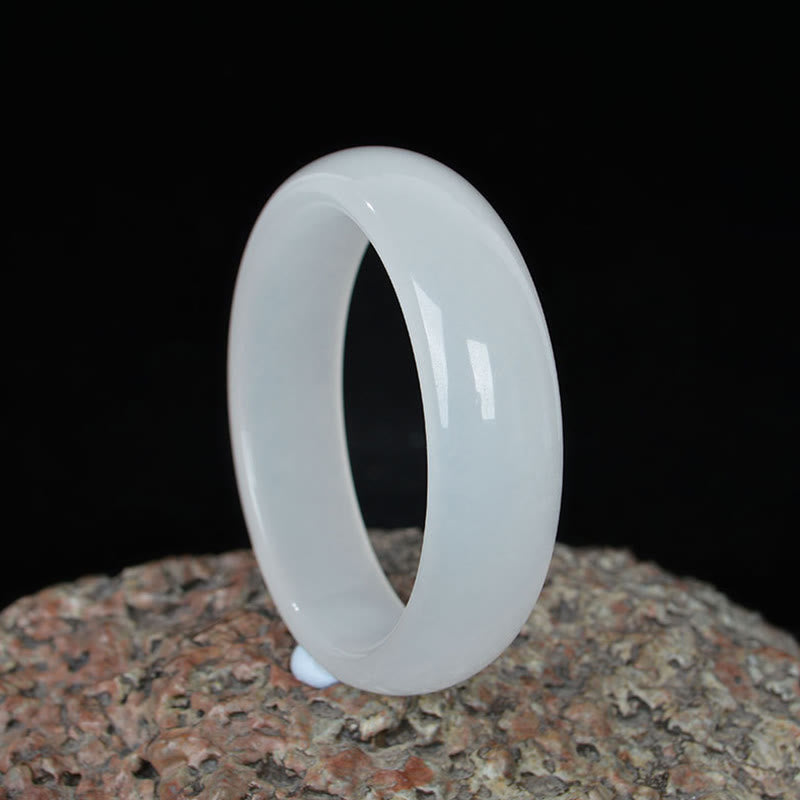 Goldener Seiden-Jade-Armreif, 58 mm, für Reichtum und Glück