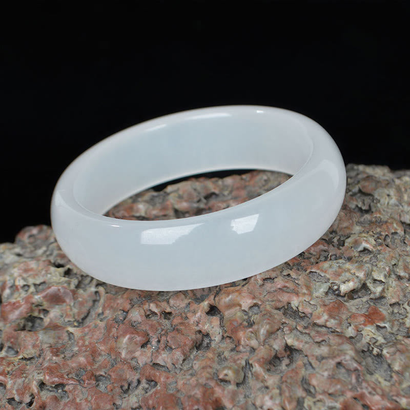 Goldener Seiden-Jade-Armreif, 58 mm, für Reichtum und Glück