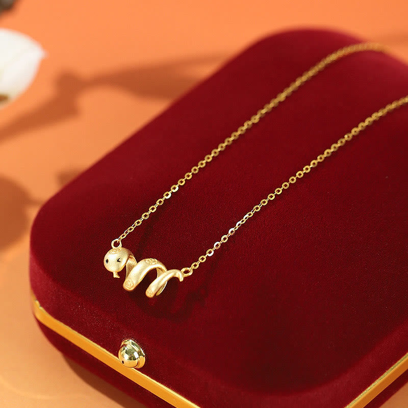 Goldenes Schlangen-Wohlstands-Spiritual-Schmuckarmband
