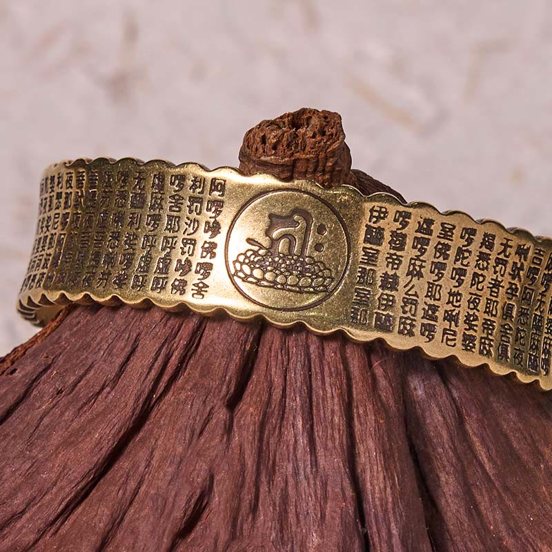 Großes Mitgefühl Mantra Kupfer Armband Armreif verstellbar Handgelenk