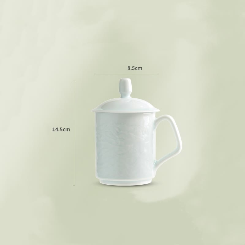 Große Mauer Jingdezhen Porzellan Teetasse 400ml Bürobecher