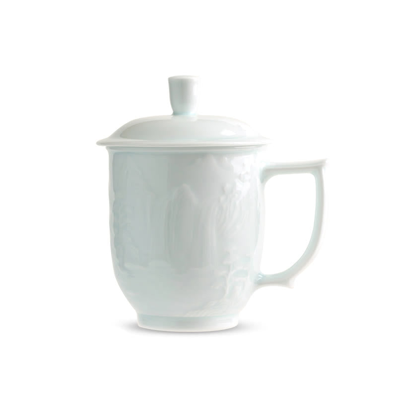 Große Mauer Jingdezhen Porzellan Teetasse 400ml Bürobecher