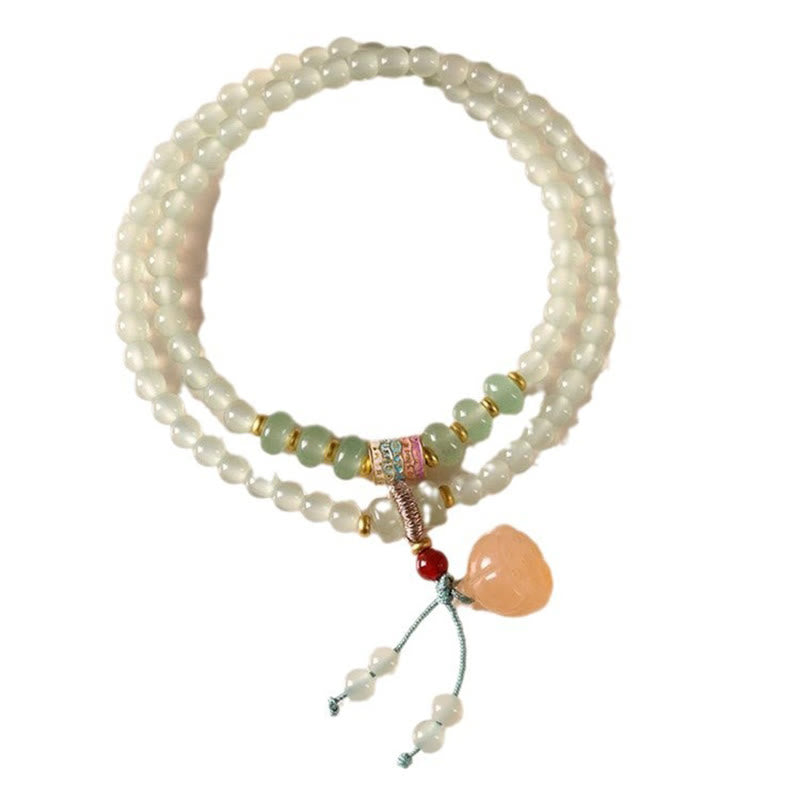 Grünes Aventurin-Glücksbambus-Armband für Gleichgewicht und Harmonie