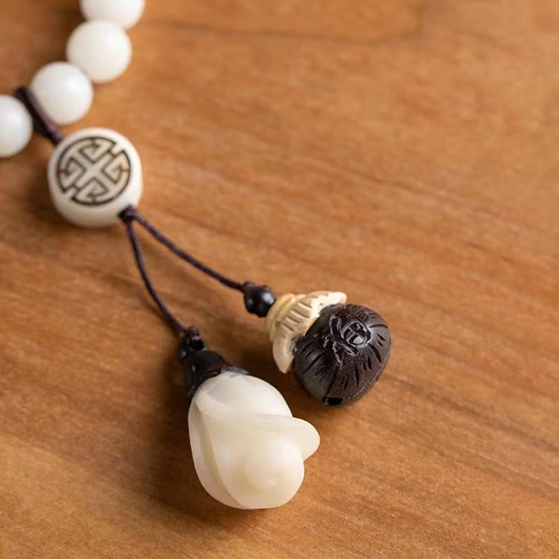 Grünes Sandelholz Bodhi Samen Beruhigendes spirituelles Armband