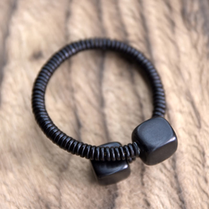 Grünes Sandelholz-Würfel-Balance-Armband 16-17 cm