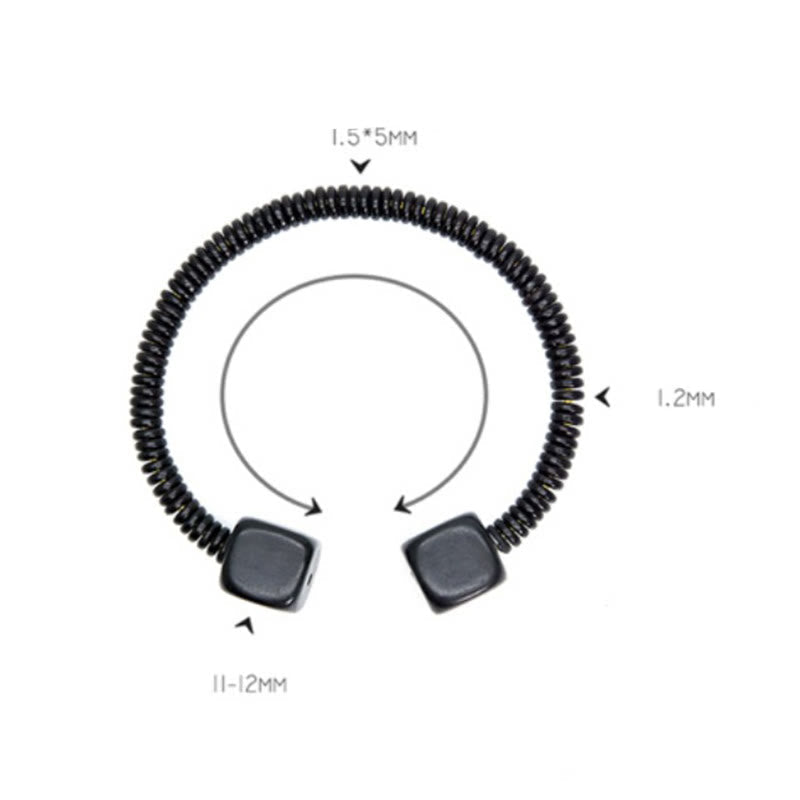 Grünes Sandelholz-Würfel-Balance-Armband 16-17 cm