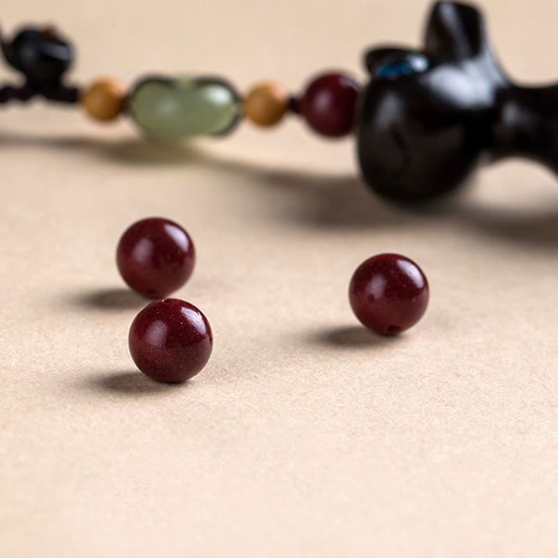 Grüne Sandelholz Ebenholz Holz Frieden Schnalle Schlüsselanhänger