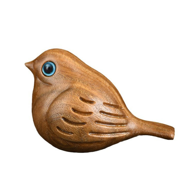 Grünes Sandelholz Mini Elster Vogel Zen Schreibtisch Dekoration