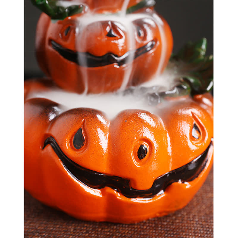 Halloween Kürbis Harz Rückfluss Weihrauch Brenner Dekor