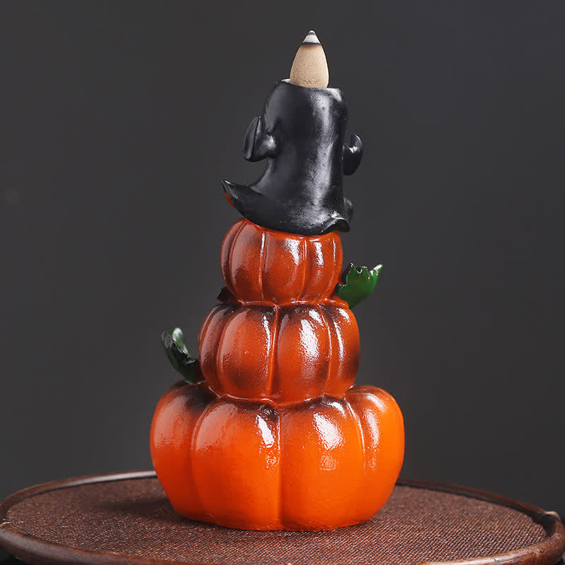 Halloween Kürbis Harz Rückfluss Weihrauch Brenner Dekor