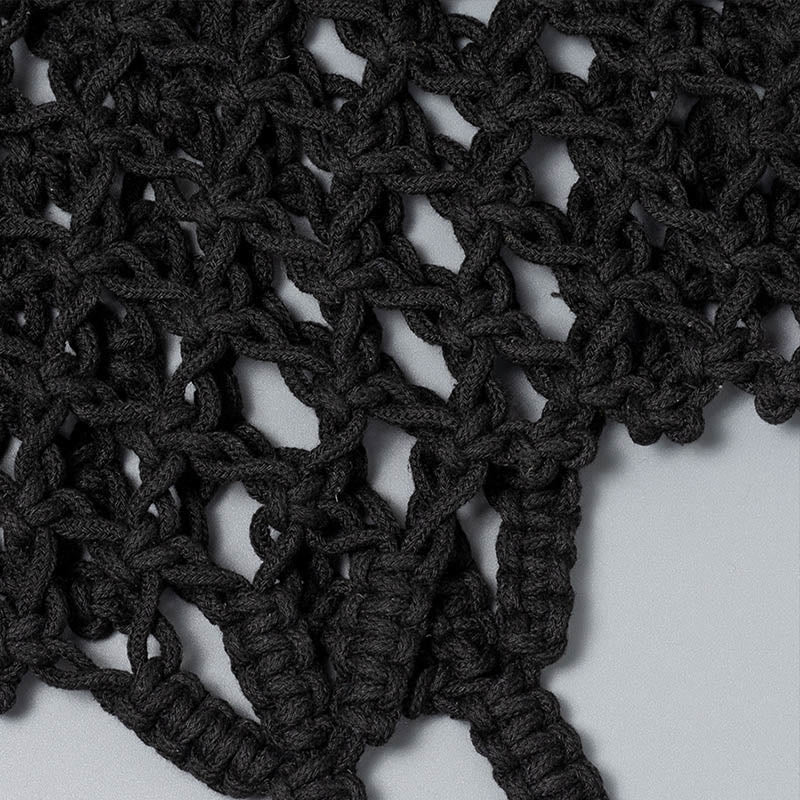 Handgewebte Umhängetasche aus Baumwollgarn für Yoga