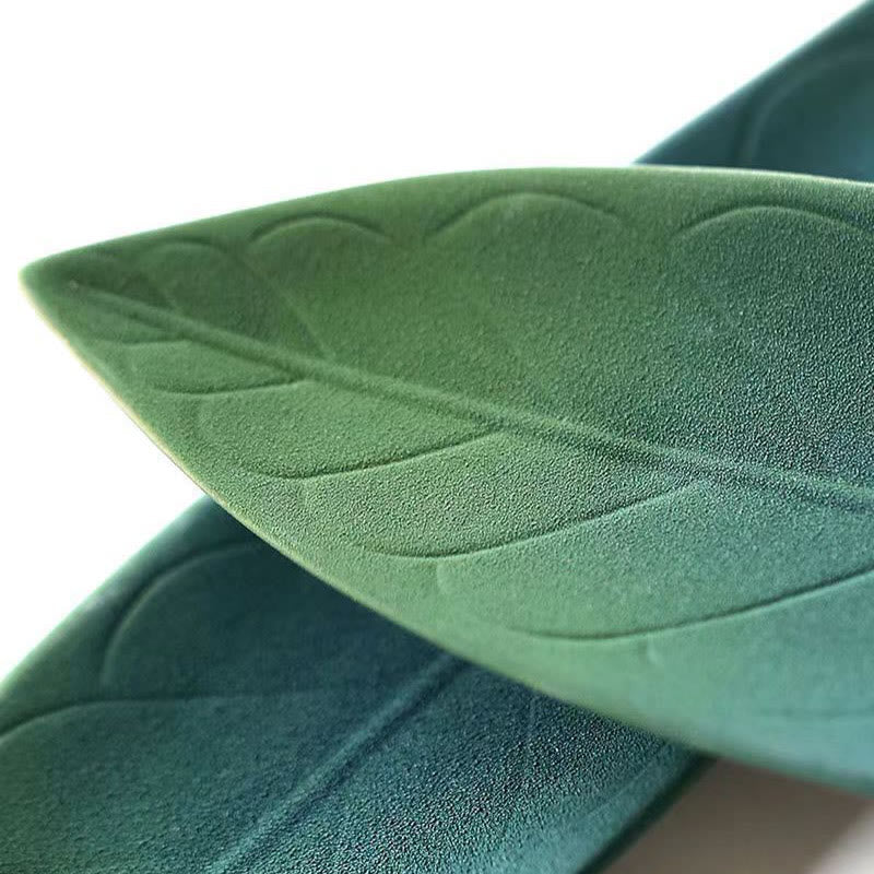 Handgefertigter Keramik-Weidenblatt-Räucherbrenner zur Heilung