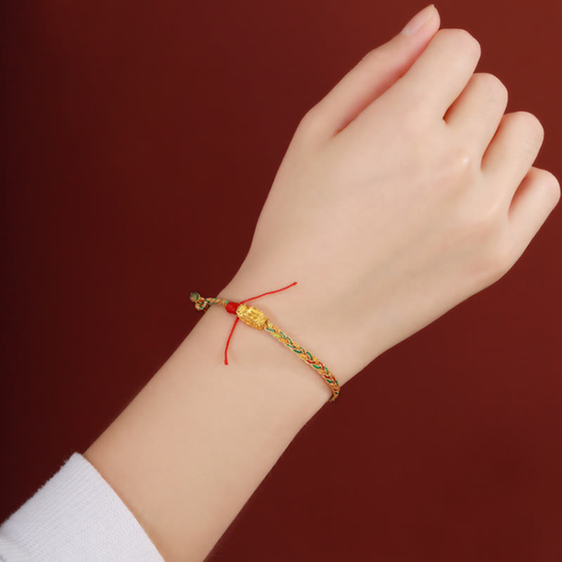 Handgefertigtes Drachenarmband für Erfolg und Glück, 14–19 cm