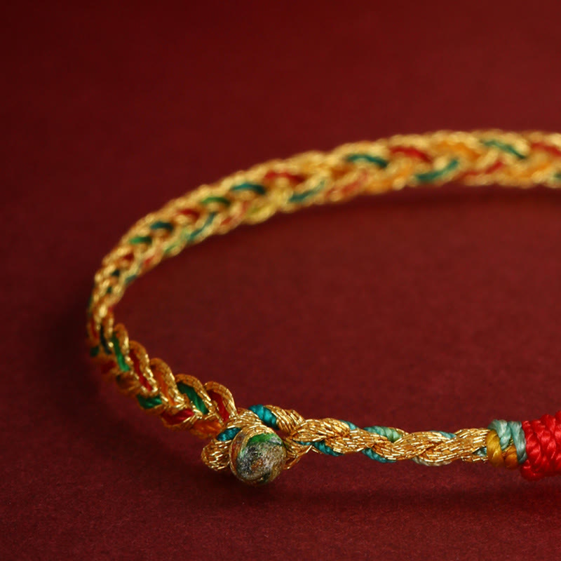 Handgefertigtes Drachenarmband für Erfolg und Glück, 14–19 cm