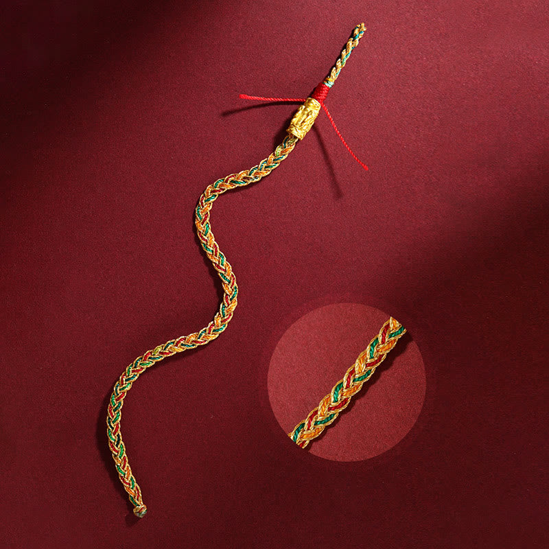 Handgefertigtes Drachenarmband für Erfolg und Glück, 14–19 cm